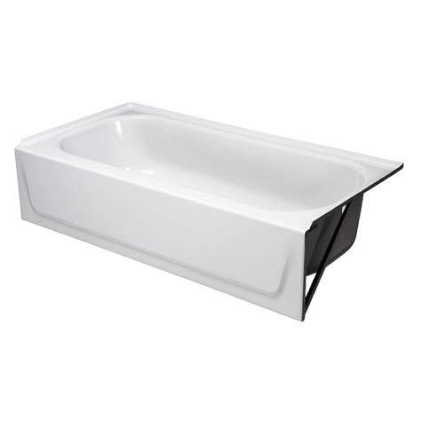 aloha tub|Aloha 60 in. x 30 in. Soaking Bathtub with Right Drain in White